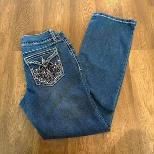 Vintage Y2K Grunge Goth Style Authentic Nine West Womens Flared Jeans sz 6